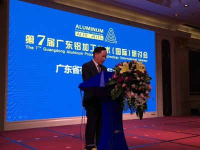 开幕式上,广东省有色金属工业协会常务副会长李国锋先生致辞。