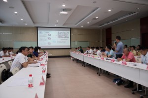 2018年7月5日我会代表出席参与粤桂黔建材生产采购合作对接会，会上苏秘书长进行代表发言。